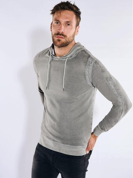 emilio adani Pullover mit Kapuze Grau