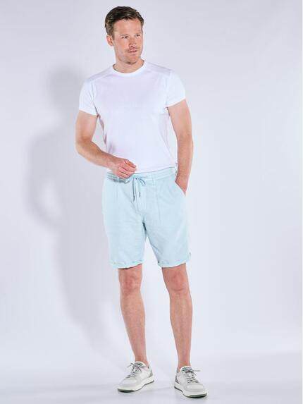 engbers Herren Chino-Bermuda mit Tunnelzug Hellblau 38940