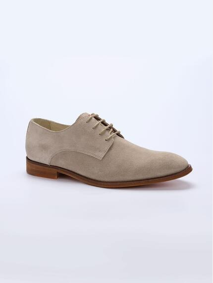 emilio adani Halbschuh aus Velours-Leder Beige
