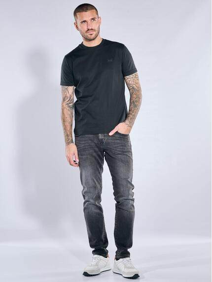 emilio adani Herren Rundhals T-Shirt Schwarz 40073 emilio adani Herren Rundhals T-Shirt Schwarz 40073