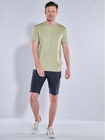 ENGBERS GERMANY Herren T-Shirt Baumwoll-Hightechmaterial Hellgruen 38571