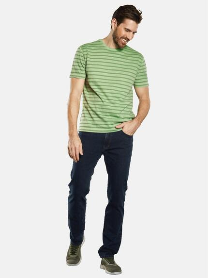 engbers Herren T-Shirt gestreift Grün 34519 engbers Herren T-Shirt gestreift Grün 34519