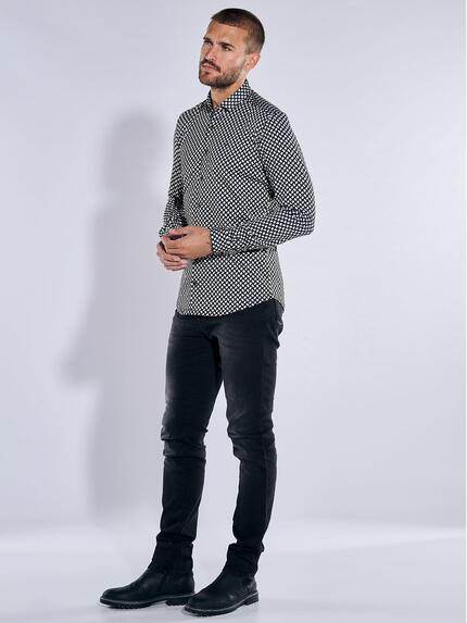 emilio adani Herren Langarm-Hemd slim fit Beige 37630 emilio adani Herren Langarm-Hemd slim fit Beige 37630
