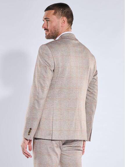 emilio adani Herren Anzugsakko slim fit Beige 40362