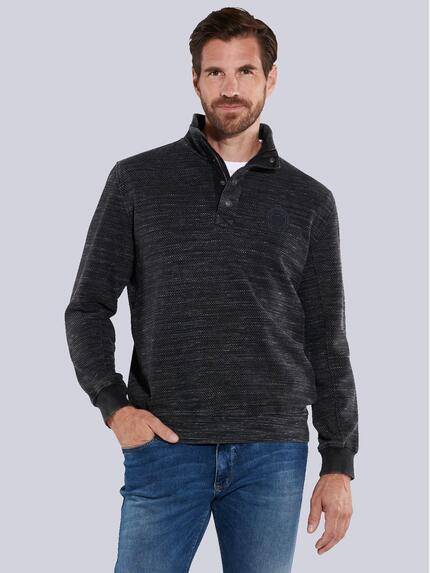 engbers Sweatshirt mit Stehkragen Schwarz