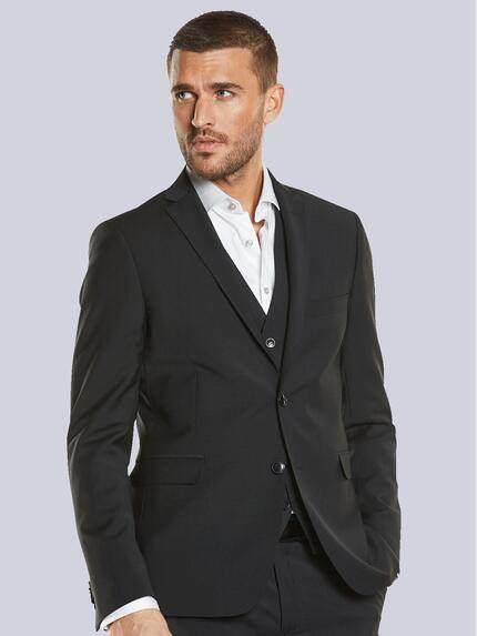 emilio adani Herren Anzug-Sakko slim fit Schwarz 34915 emilio adani Herren Anzug-Sakko slim fit Schwarz 34915