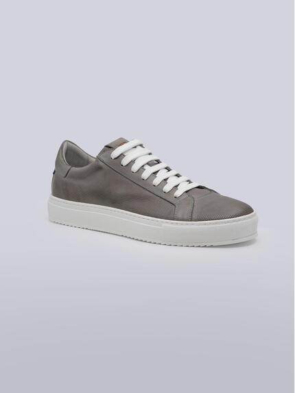 emilio adani Sneaker aus Leder Hellgrau