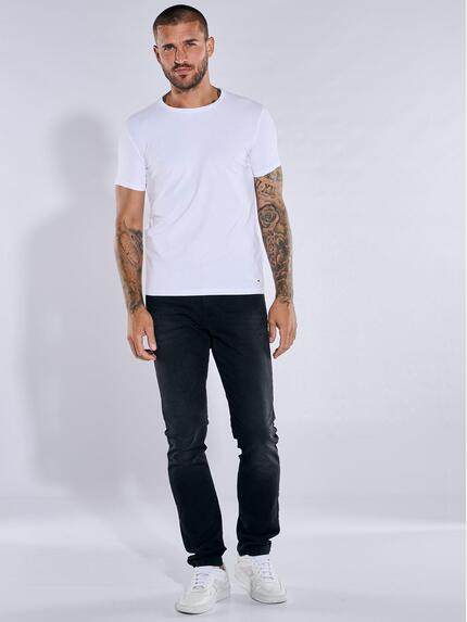 emilio adani Herren Basic-Shirt "My Favorite" organic Weiß 39510