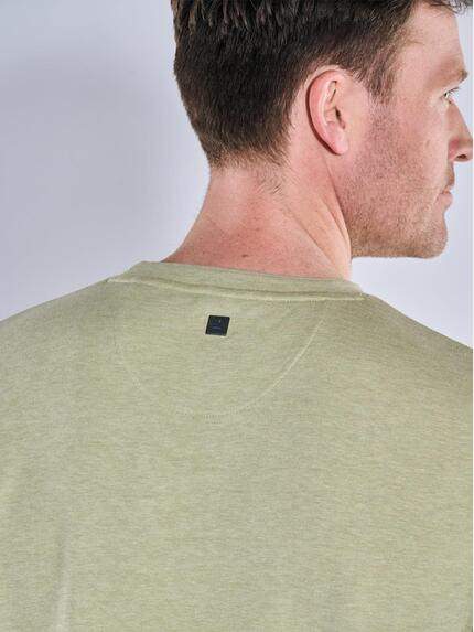 ENGBERS GERMANY Herren T-Shirt Baumwoll-Hightechmaterial Hellgruen 38571