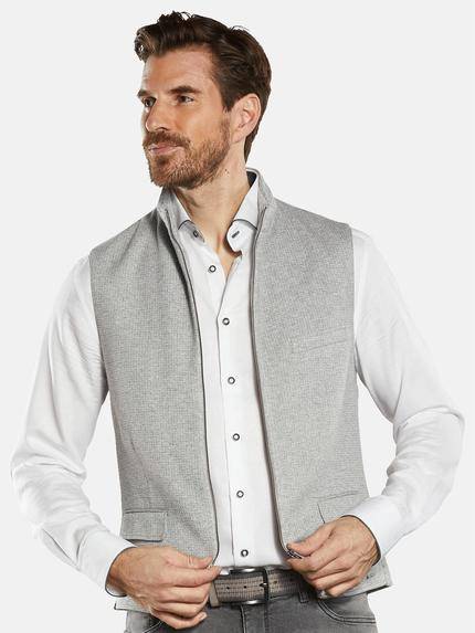 engbers Herren Sakko-Weste mit Zipper Hellgrau 34573 engbers Herren Sakko-Weste mit Zipper Hellgrau 34573