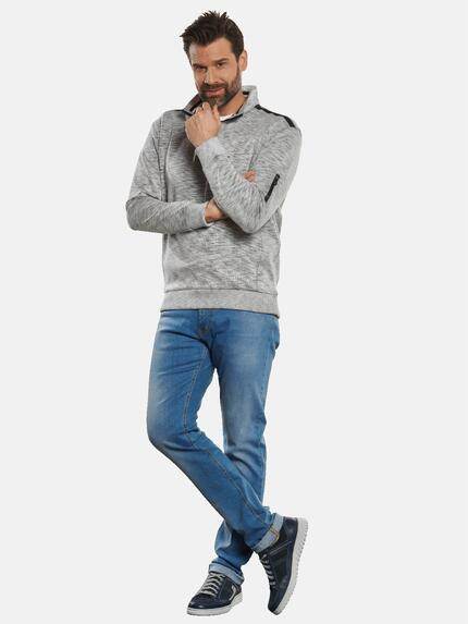 engbers Herren Sweatshirt Stehbund Hellgrau 32474 engbers Herren Sweatshirt Stehbund Hellgrau 32474