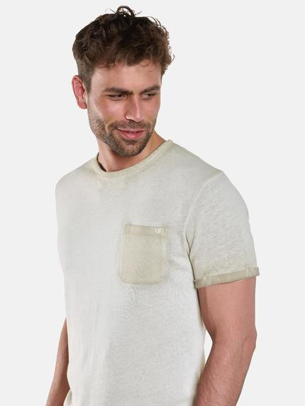 ENGBERS GERMANY Herren T-Shirt Rundhals Beige 33104 ENGBERS GERMANY Herren T-Shirt Rundhals Beige 33104