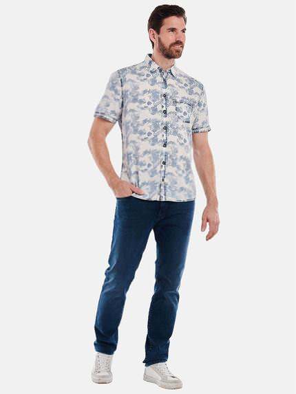 engbers Herren Kurzarm-Hemd regular Blau 34973 engbers Herren Kurzarm-Hemd regular Blau 34973