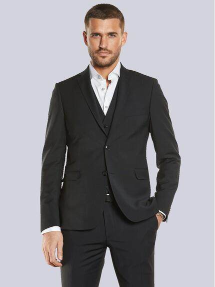 emilio adani Anzug-Sakko slim fit Schwarz