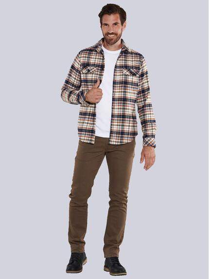 engbers Herren Langarm-Hemd kariert Orange 35532 engbers Herren Langarm-Hemd kariert Orange 35532