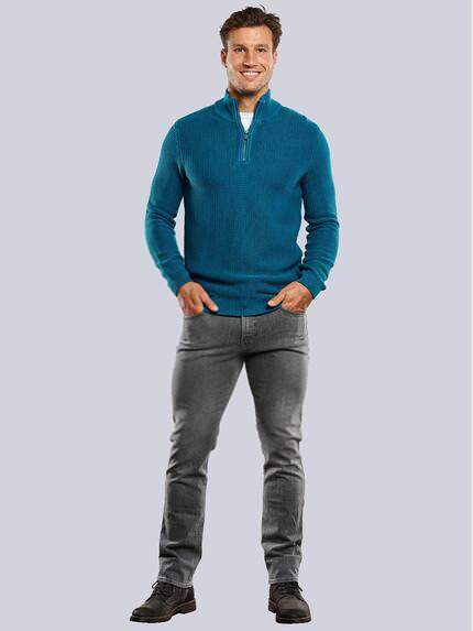 engbers Herren Pullover Polokragen Blautuerkis 33848 engbers Herren Pullover Polokragen Blautuerkis 33848