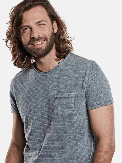 emilio adani Herren Rundhals T-Shirt Türkis 27791 emilio adani Herren Rundhals T-Shirt Türkis 27791