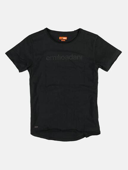 emilio adani Herren Rundhals T-Shirt Schwarz 25228 emilio adani Herren Rundhals T-Shirt Schwarz 25228