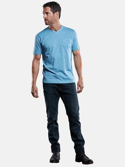 engbers Herren V-Neck T-Shirt Türkis 28909 engbers Herren V-Neck T-Shirt Türkis 28909