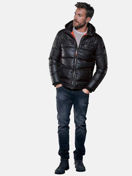 emilio adani Herren kurze Jacke in Golfballoptik Schwarz 30766 emilio adani Herren kurze Jacke in Golfballoptik Schwarz 30766