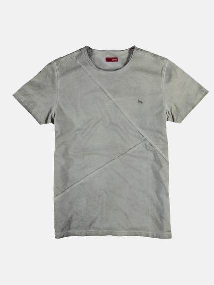 emilio adani Rundhals T-Shirt Silbergrau