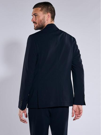 emilio adani Herren Anzug-Sakko slim fit Blau 36844