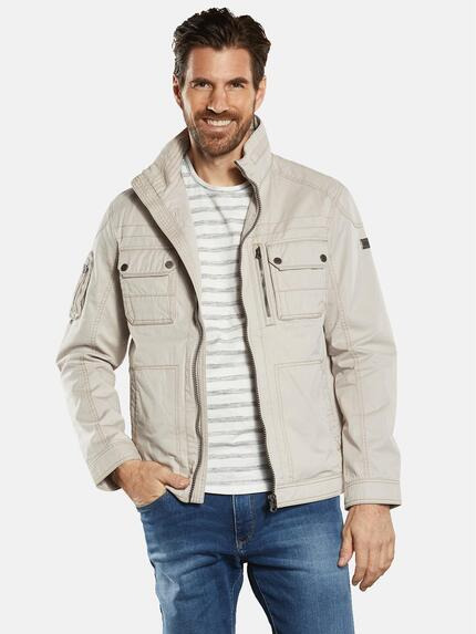 engbers Baumwoll-Jacke regular Elfenbein