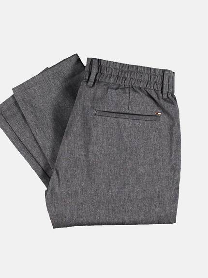 emilio adani Herren Chino mit Bundfalte Grau 30839 emilio adani Herren Chino mit Bundfalte Grau 30839