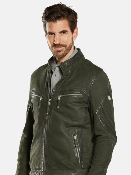 engbers Herren Lederjacke aus Nubuk-Leder Grün 34214 engbers Herren Lederjacke aus Nubuk-Leder Grün 34214