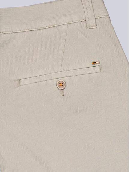 emilio adani Herren Chino mit Bundfalten Beige 39114