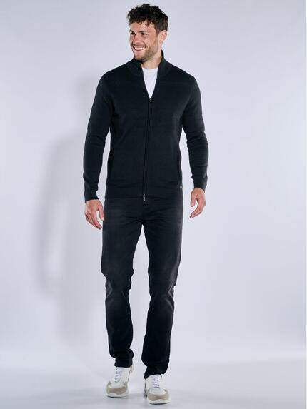 emilio adani Herren Strickjacke strukturiert Schwarz 39163 emilio adani Herren Strickjacke strukturiert Schwarz 39163