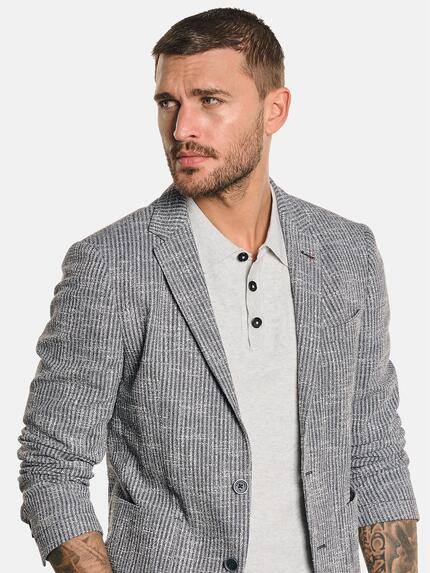 emilio adani Herren Sakko im Streifendesign Blau 32588 emilio adani Herren Sakko im Streifendesign Blau 32588