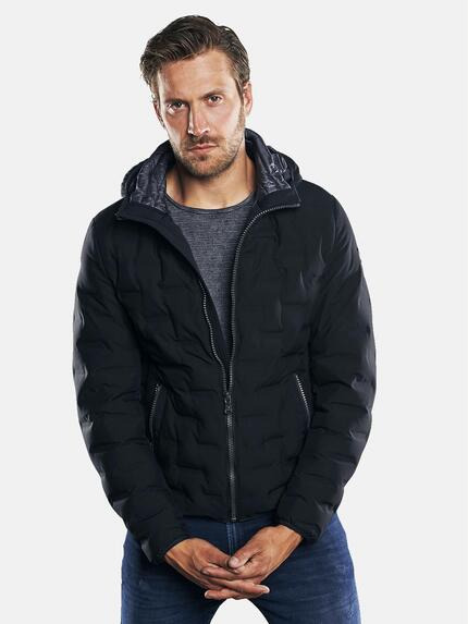 emilio adani Outdoor Jacke mit getapter Oberfläche Schwarz