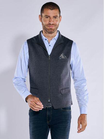 engbers Sakko-Weste slim fit Indigoblau