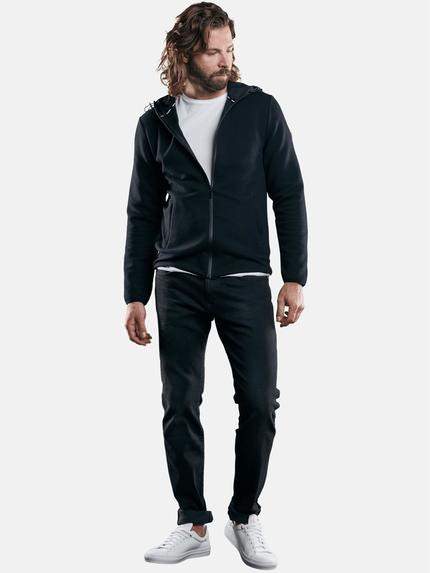 emilio adani Herren sportive Sweatjacke in enger Passform Schwarz 28825 emilio adani Herren sportive Sweatjacke in enger Passform Schwarz 28825