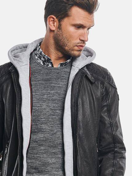 engbers Herren Lederjacke Dunkelgrau 30890 engbers Herren Lederjacke Dunkelgrau 30890