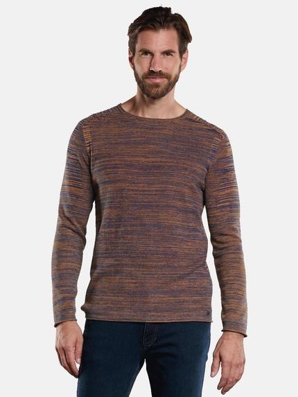 engbers Pullover meliert Dunkelorange