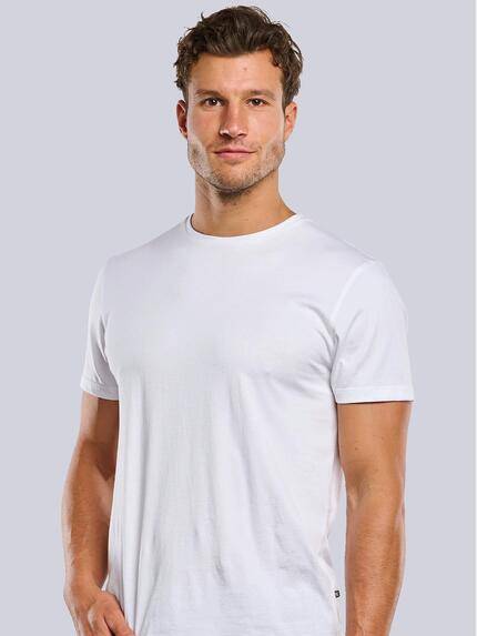 ENGBERS GERMANY Herren T-Shirt aus wertiger Supima Baumwolle Weiß 35844 ENGBERS GERMANY Herren T-Shirt aus wertiger Supima Baumwolle Weiß 35844