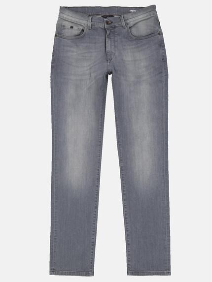 engbers Herren Jeans Slim Fit Super-Stretch Grau 33327 engbers Herren Jeans Slim Fit Super-Stretch Grau 33327
