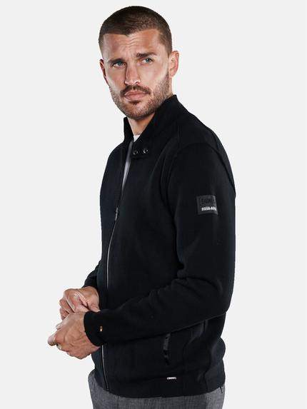 emilio adani Herren Strickjacke strukturiert Schwarz 33818 emilio adani Herren Strickjacke strukturiert Schwarz 33818
