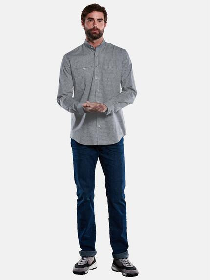 engbers Herren Hemd langarm Marineblau 33643