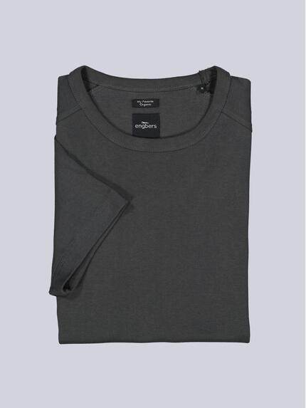 engbers Herren Basic-Shirt "My Favorite" organic Dunkelgrau 33831 engbers Herren Basic-Shirt "My Favorite" organic Dunkelgrau 33831