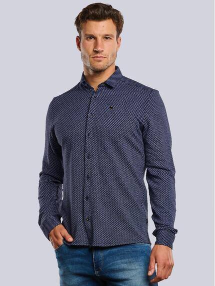 engbers Hemd langarm Brilliantblau