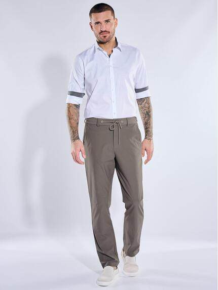 emilio adani Herren Anzughose slim fit Braunbeige 40137 emilio adani Herren Anzughose slim fit Braunbeige 40137