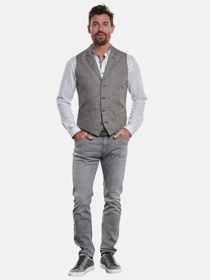 engbers Herren Sakkoweste mit Leinenanteil Hellbraun 32596 engbers Herren Sakkoweste mit Leinenanteil Hellbraun 32596