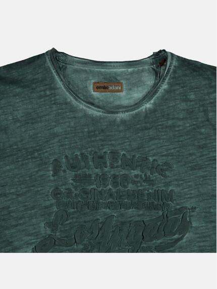 emilio adani Herren Rundhals T-Shirt Türkis 23672 emilio adani Herren Rundhals T-Shirt Türkis 23672