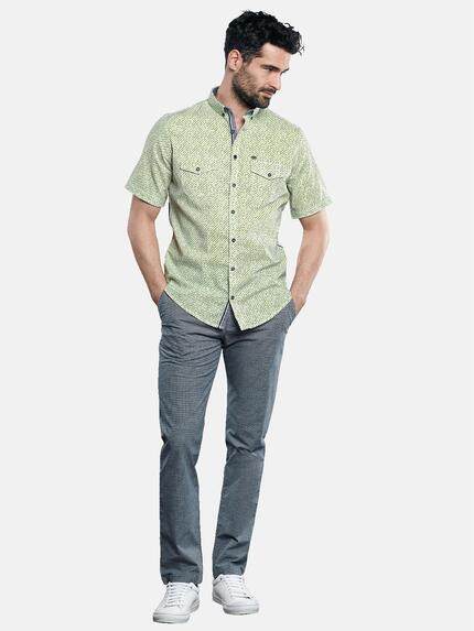 engbers Herren Stretch Hemd mit Kontrastdetails Gelb 31261 engbers Herren Stretch Hemd mit Kontrastdetails Gelb 31261
