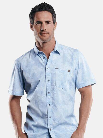 engbers Herren Hemd kurzarm Hellblau 29125