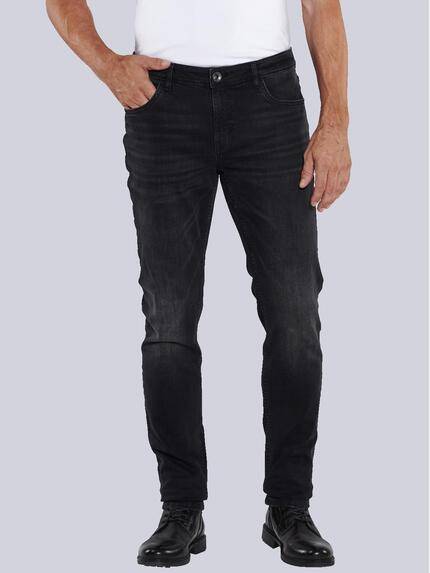 engbers Super-Stretch-Jeans slim fit Schwarz