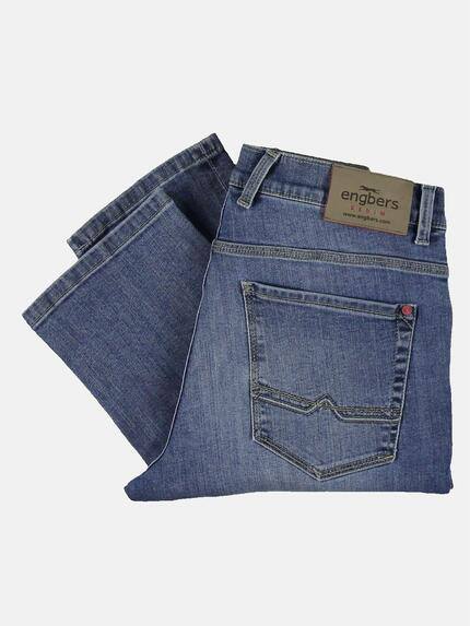 engbers Herren Jeans 5-Pocket Superstretch Marineblau 31896 engbers Herren Jeans 5-Pocket Superstretch Marineblau 31896